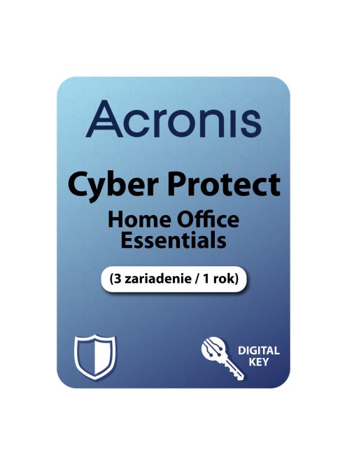 Acronis Cyber Protect Home Office Essentials (3 zariadenie / 1 rok)