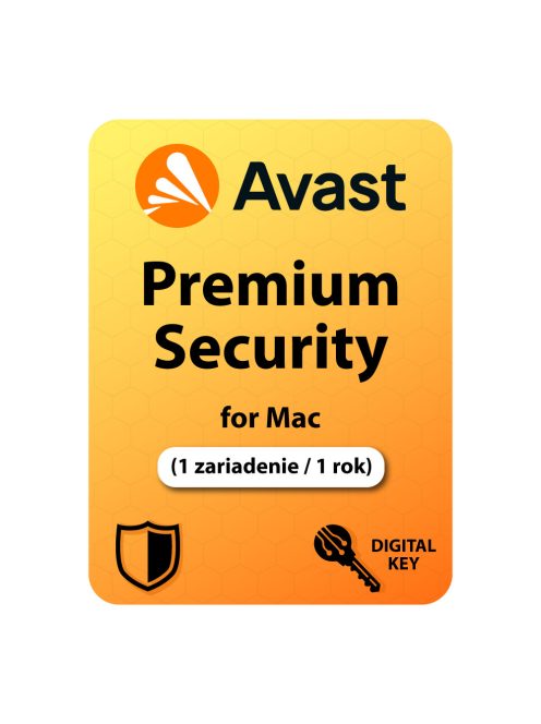 Avast Premium Security for MAC (1 zariadenie / 1 rok)