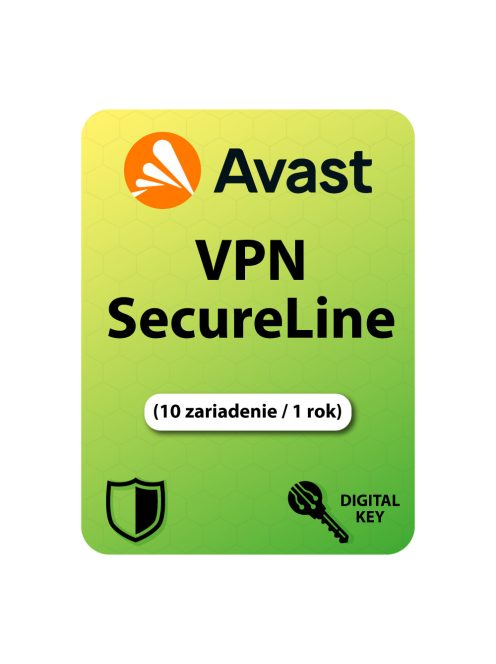 Avast SecureLine VPN (10 zariadenie / 1 rok)