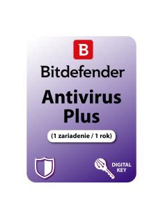 Bitdefender Antivirus Plus (1 zariadenie / 1 rok)