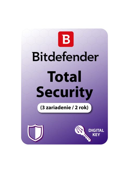 Bitdefender Total Security (3 zariadenie / 2 rok)