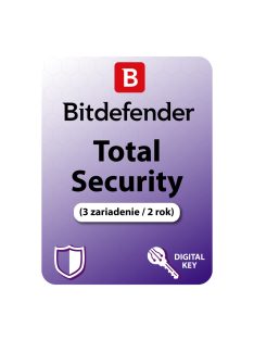 Bitdefender Total Security (EU) (3 zariadenie / 2 rok)