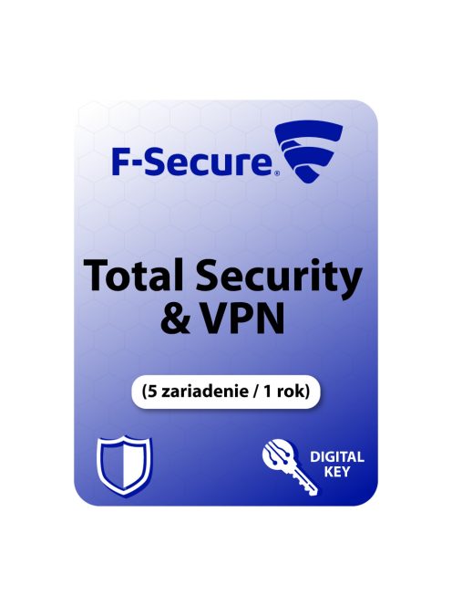 F-Secure Total Security & VPN (5 zariadenie / 1 rok)