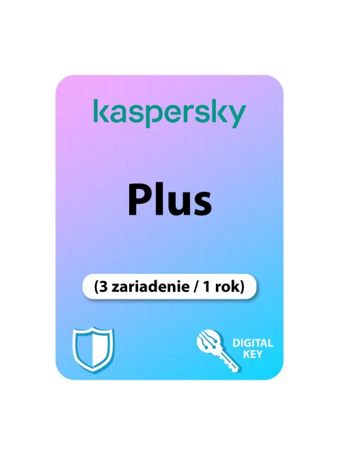 Kaspersky Plus (3 zariadenie/ 1 rok)