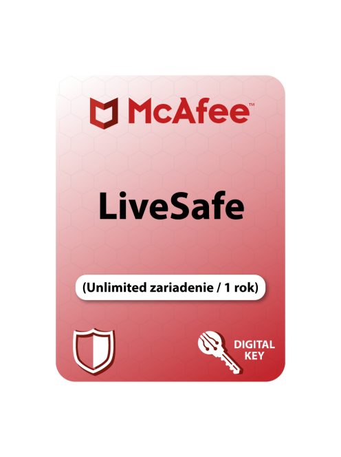 McAfee LiveSafe (Unlimited zariadenie / 1 rok)