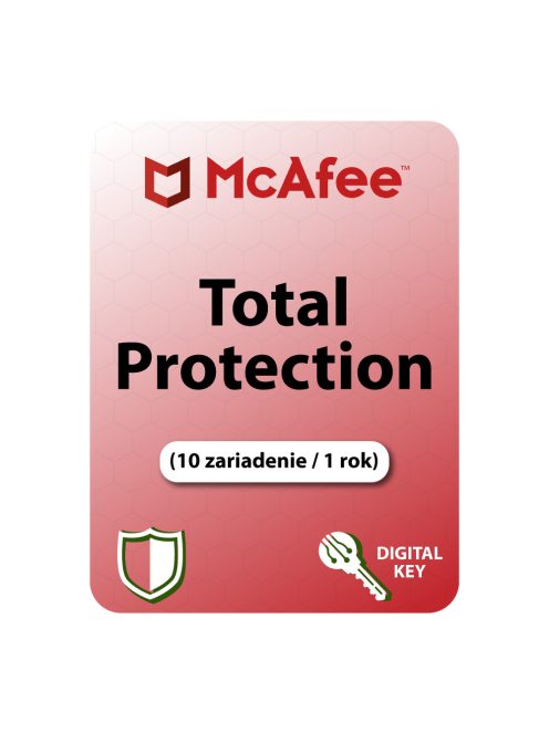 McAfee Total Protection (10 zariadenie / 1 rok)