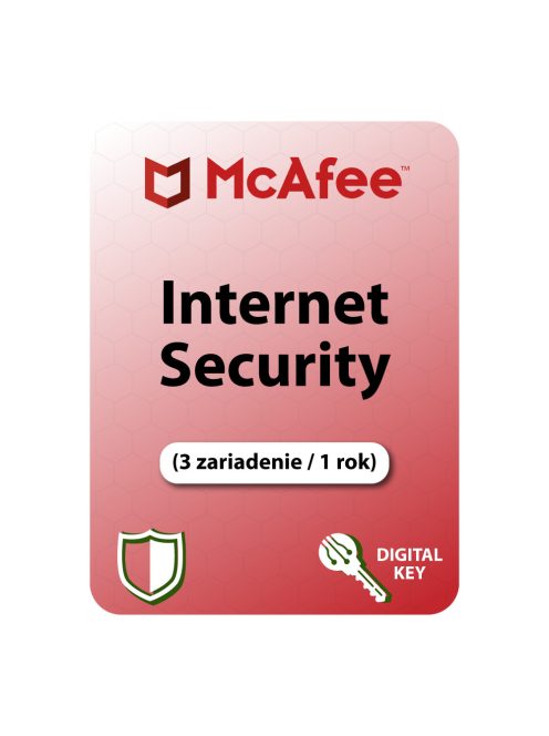 McAfee Internet Security (3 zariadenie / 1 rok)