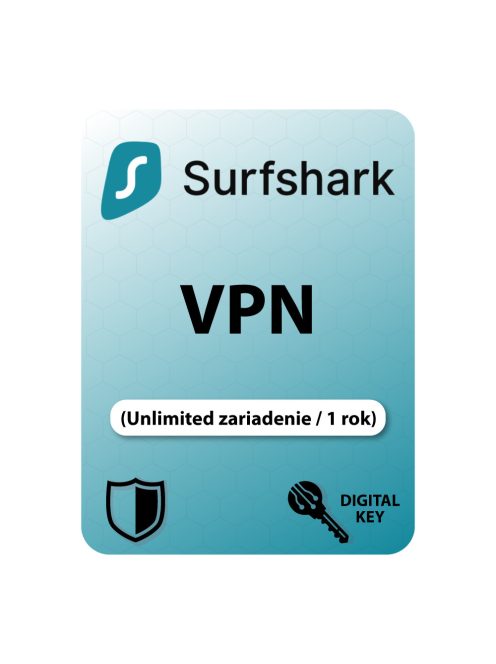 Sursfhark VPN (Unlimited zariadenie / 1 rok)