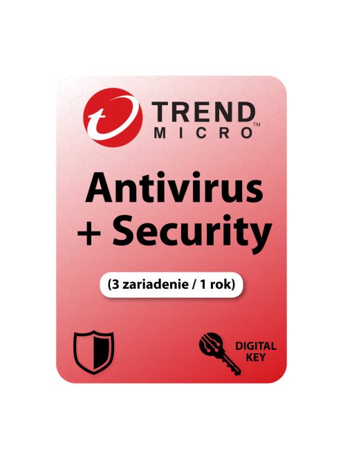 Trend Micro Antivirus + Security (3 zariadenie / 1 rok)