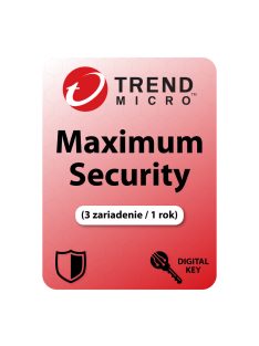 Trend Micro Maximum Security (3 zariadenie / 1 rok)