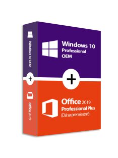   Windows 10 Pro + Office 2019 Professional Plus (Dá sa premiestniť)