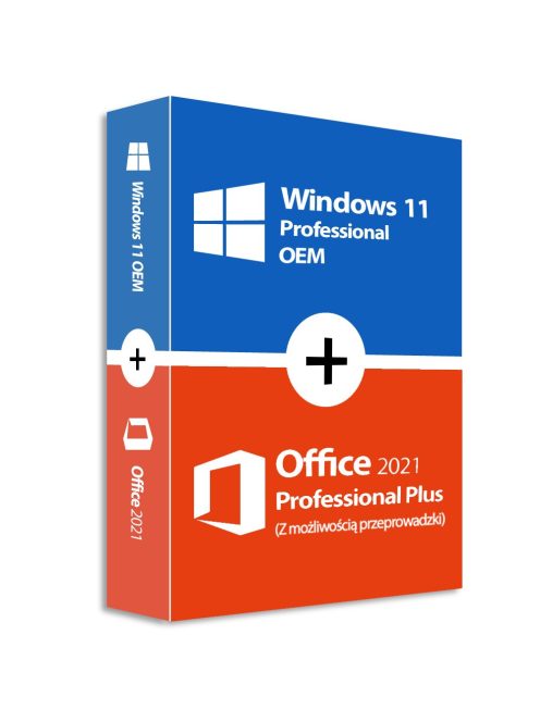 Windows 11 Pro (OEM) + Office 2021 Professional Plus (Dá sa premiestniť)