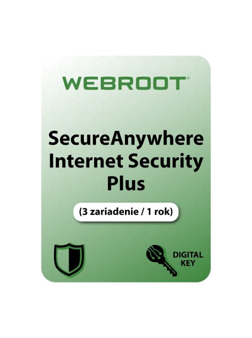 Webroot SecureAnywhere Internet Security Plus (3 zariadenie / 1 rok)