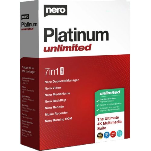 Nero Platinum Unlimited 2024 (1 zariadenie / Lifetime) (EU)