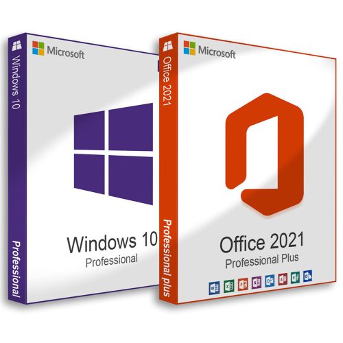 Microsoft Windows 10 Pro (OEM) + Microsoft Office 2021 Professional Plus (Aktivácia online)