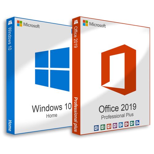 Microsoft Windows 10 Home (OEM) + Microsoft Office 2019 Professional Plus (Aktivácia online)